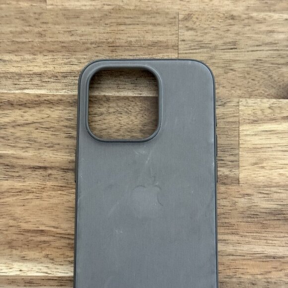 OEM Genuine Apple iPhone 15 Pro 6.1" Fine Woven Case in Taupe MagSafe - Picture 2 of 10